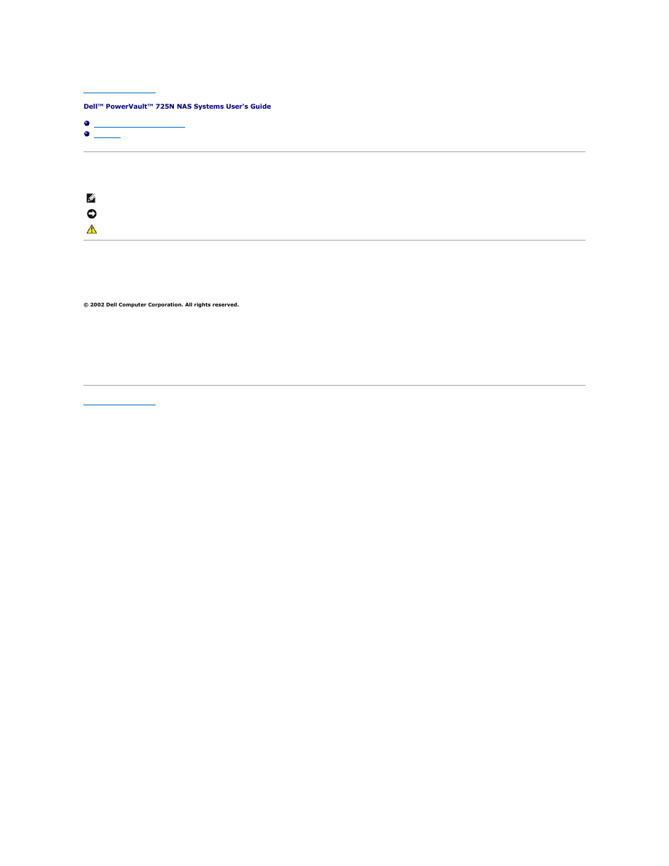 Dell PowerVault 725N (Rackmount NAS Appliance) User Manual | Page 22 / 22