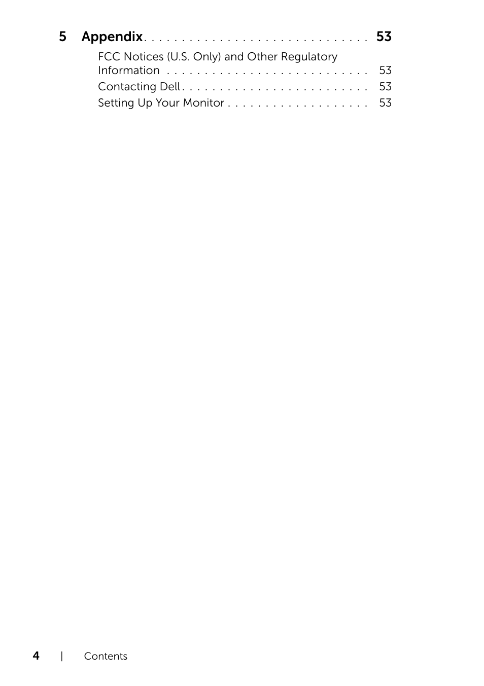 5appendix | Dell P2414H Monitor User Manual | Page 4 / 54
