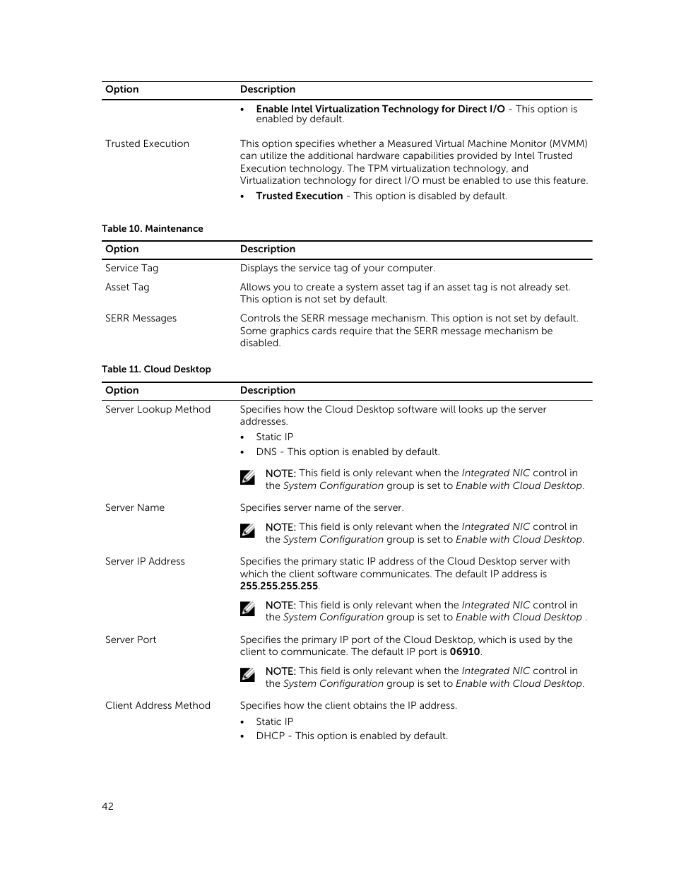 Dell OptiPlex 7020 (Mid 2014) User Manual | Page 42 / 59