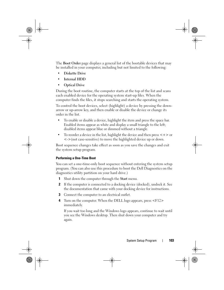 Dell Vostro 1200 (Early 2009) User Manual | Page 103 / 164