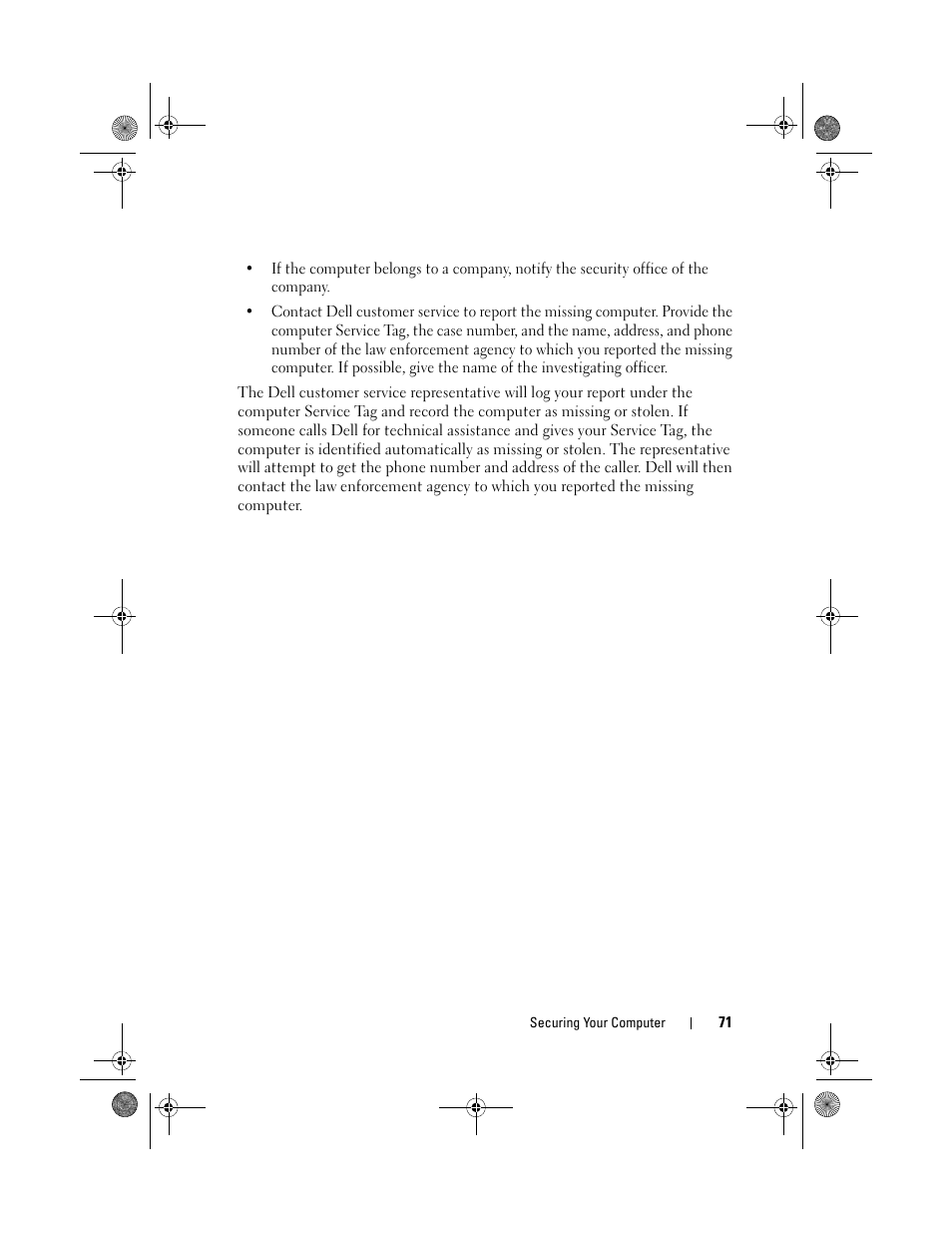 Dell Vostro 1200 (Early 2009) User Manual | Page 71 / 164