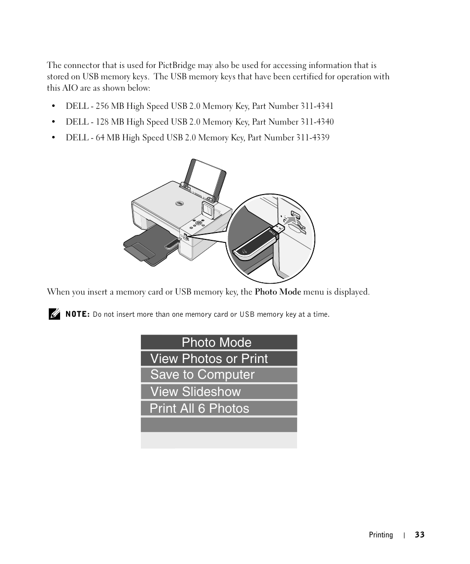 Dell 944 All In One Inkjet Printer User Manual | Page 33 / 118