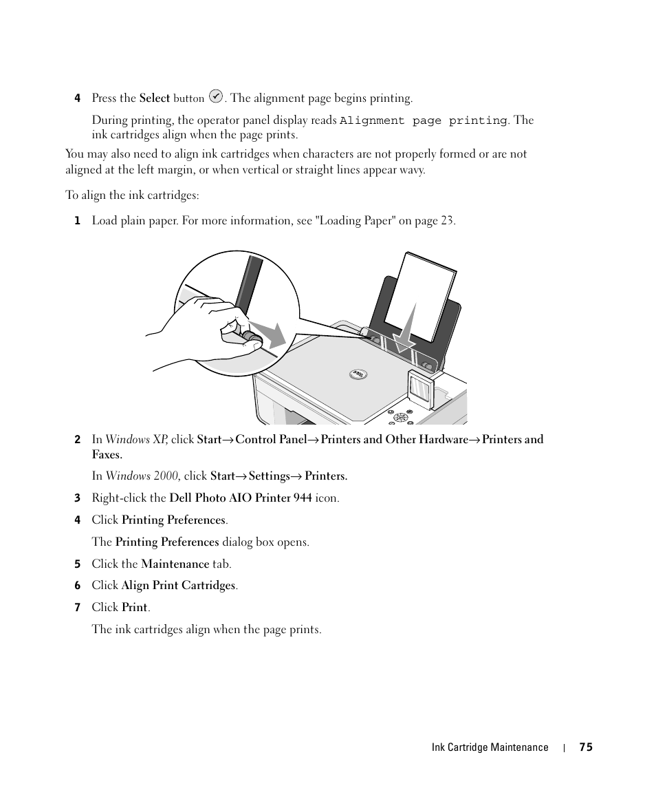 Dell 944 All In One Inkjet Printer User Manual | Page 75 / 118