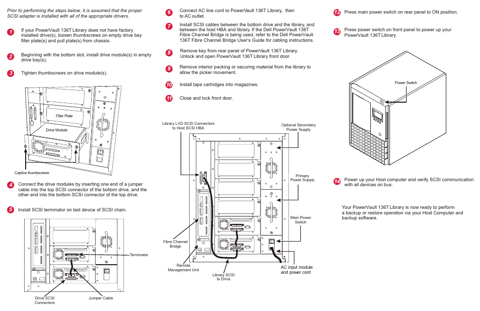 Dell PowerVault 136T LTO/SDLT (Tape Library) User Manual | Page 2 / 2