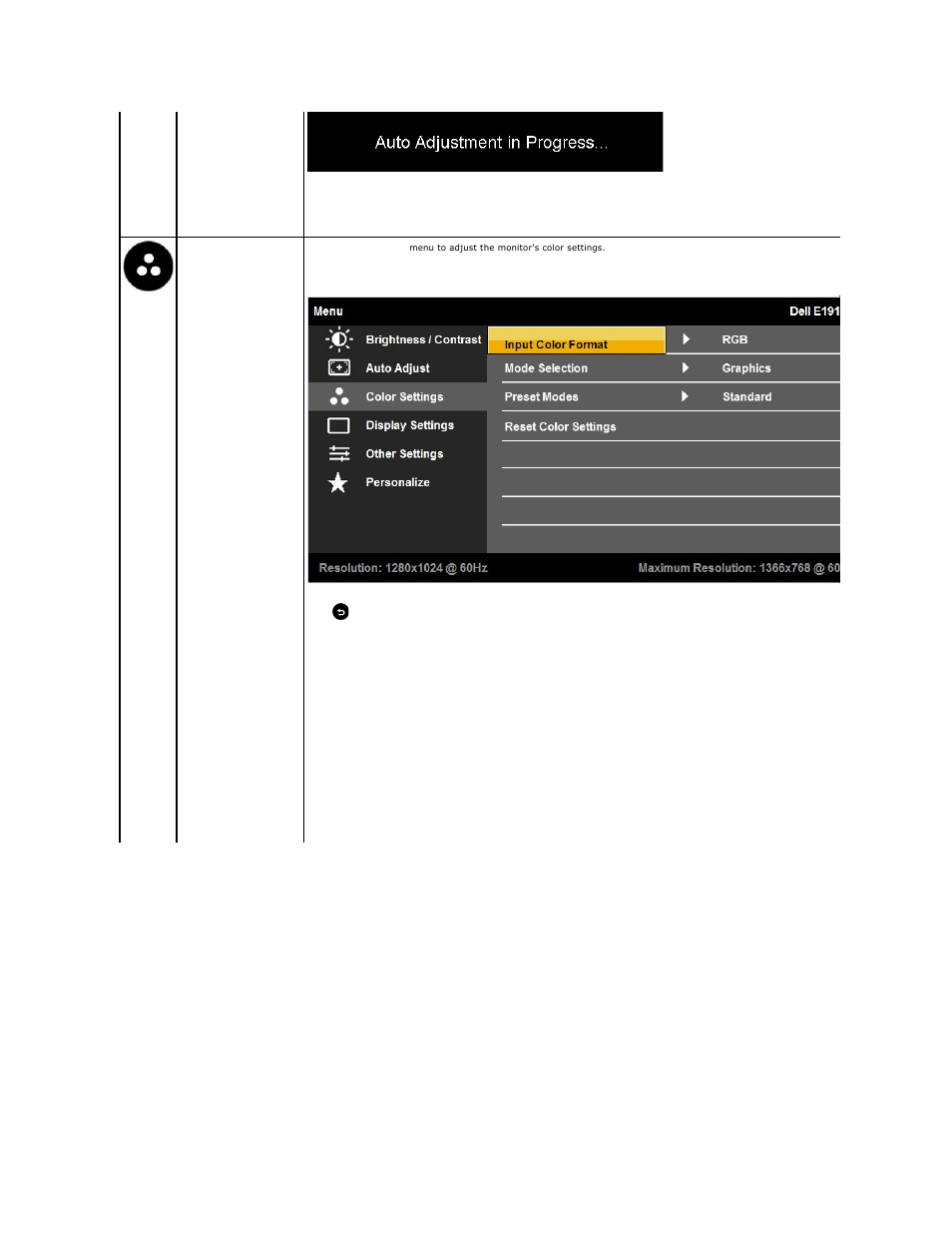 Dell E1910H Monitor User Manual | Page 15 / 29