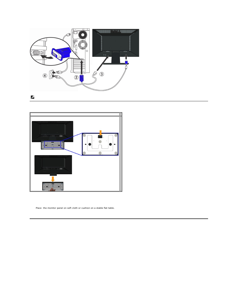 Removing the stand base, Attaching the dell soundbar (optional), Attaching the dell soundbar(optional) | Dell E1910H Monitor User Manual | Page 25 / 29