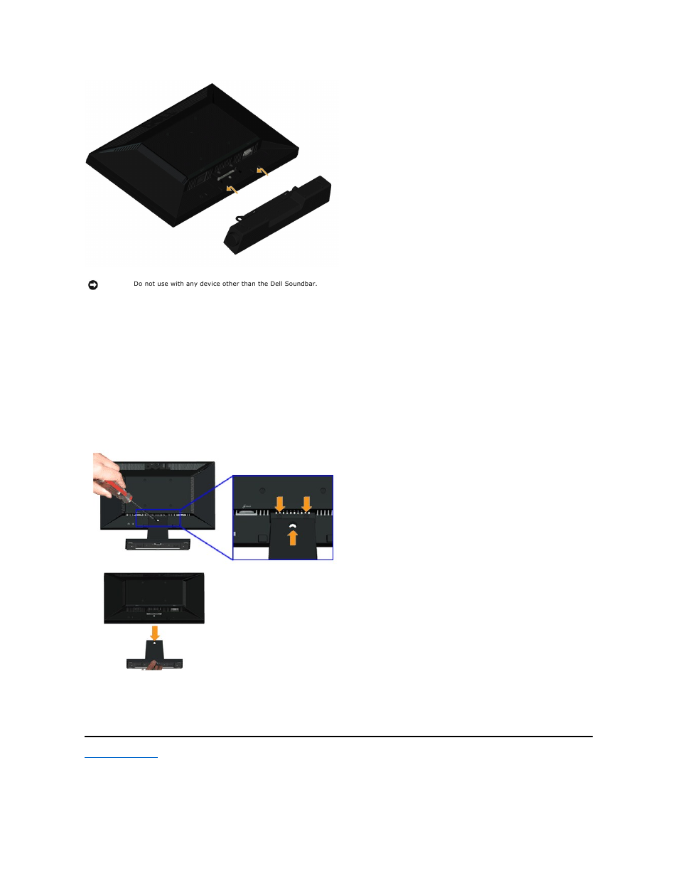 Removing the stand for vesa wall mount | Dell E1910H Monitor User Manual | Page 26 / 29
