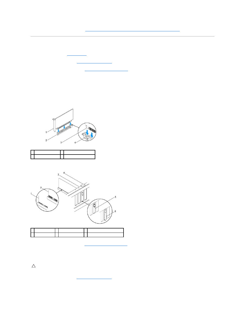 Replacing pci and pci express cards | Dell Inspiron 570 (Late 2009) User Manual | Page 8 / 44