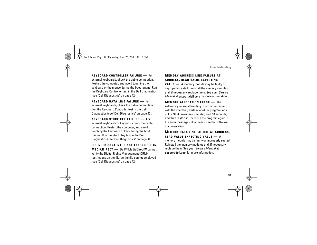 Dell Vostro A100 (Early 2009) User Manual | Page 37 / 76