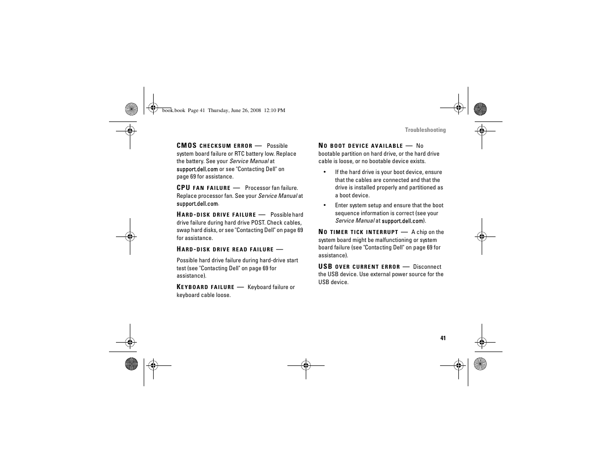 Dell Vostro A100 (Early 2009) User Manual | Page 41 / 76