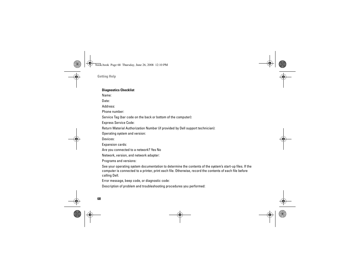 Dell Vostro A100 (Early 2009) User Manual | Page 68 / 76