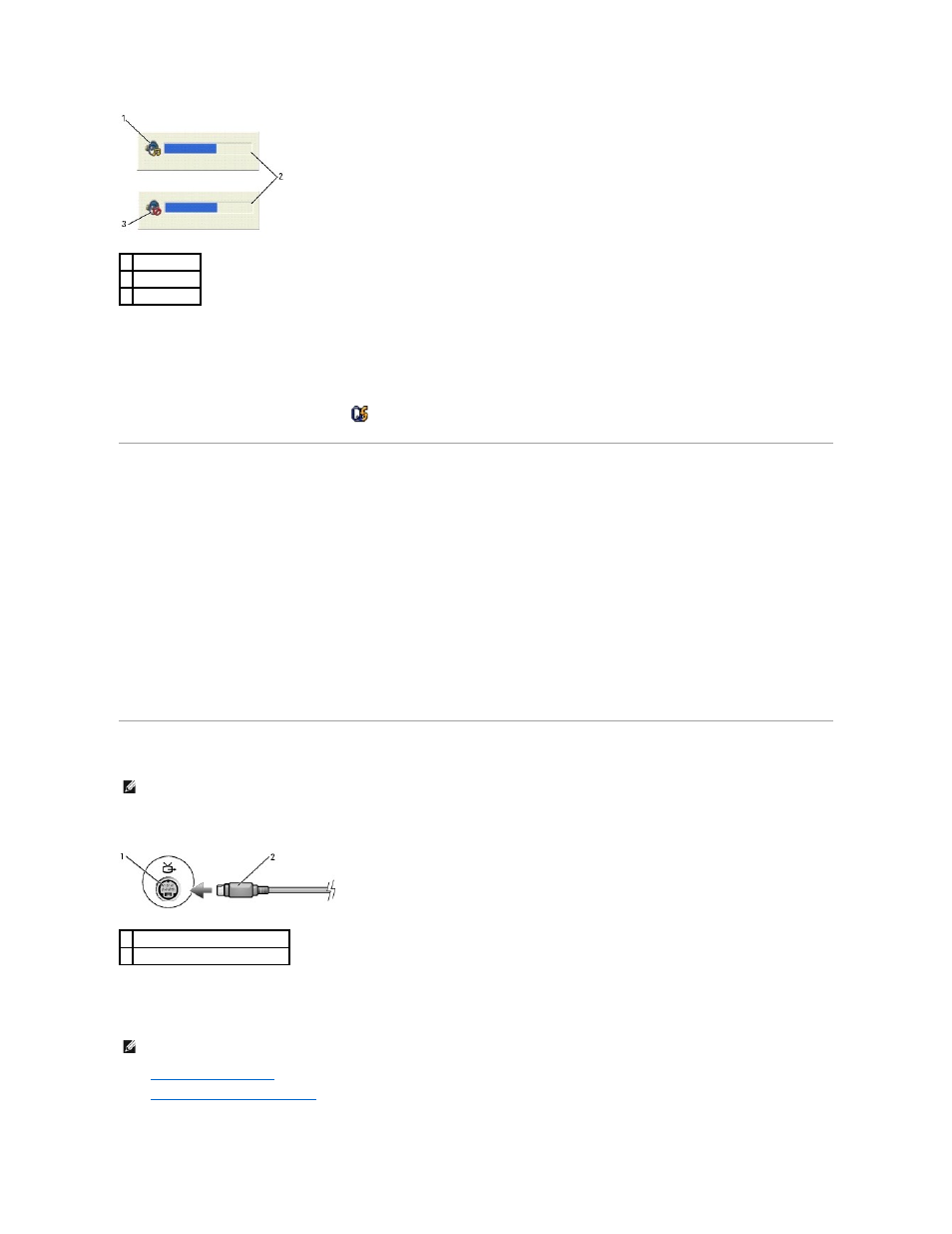 Adjusting the picture, Connecting your computer to a tv or audio device | Dell Latitude D610 User Manual | Page 20 / 115