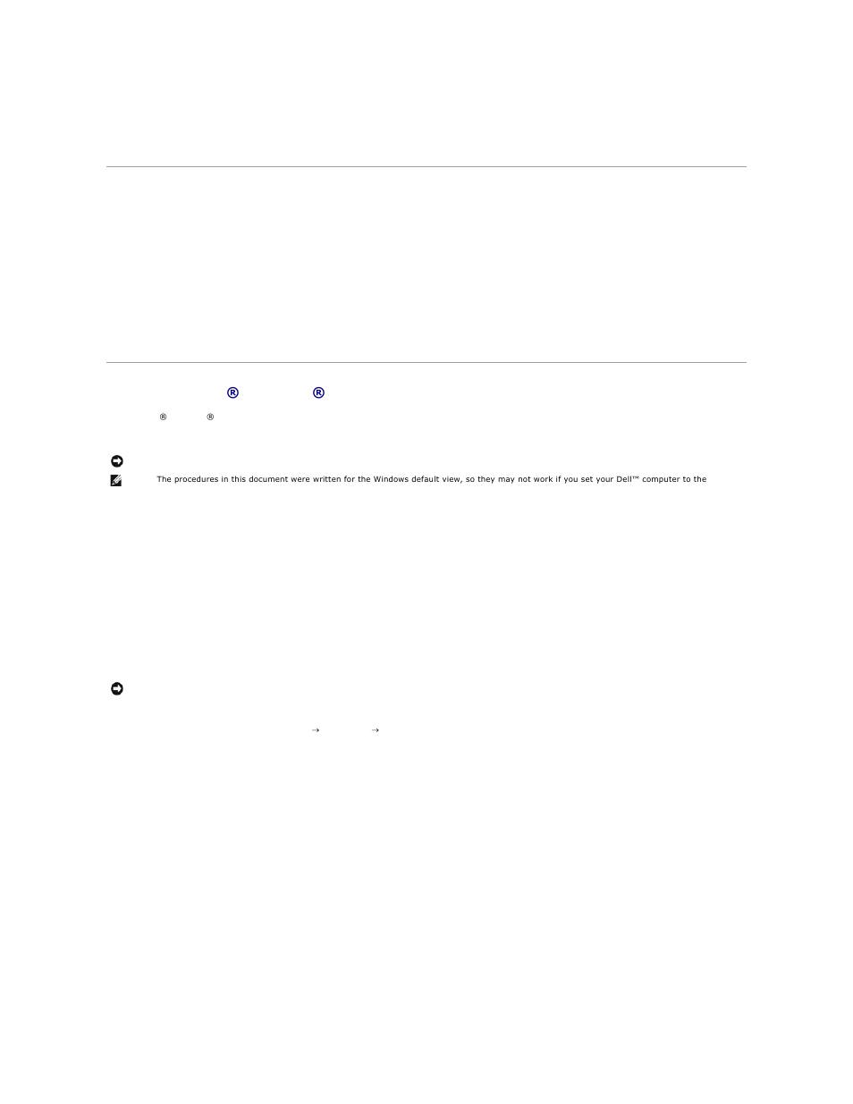 Resolving software and hardware incompatibilities, Using microsoft® windows® xp system restore, System restore | If using device driver rollback or, Creating a restore point | Dell Latitude D610 User Manual | Page 35 / 115