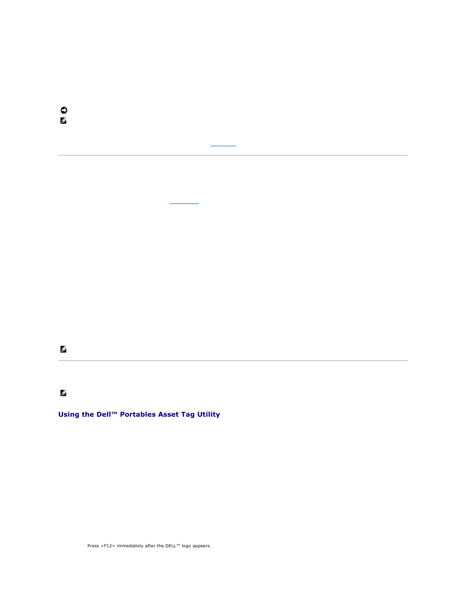 Using a hard drive password, About asset tags, Using the dell™ portables asset tag utility | Assigning an asset tag | Dell Latitude D610 User Manual | Page 65 / 115