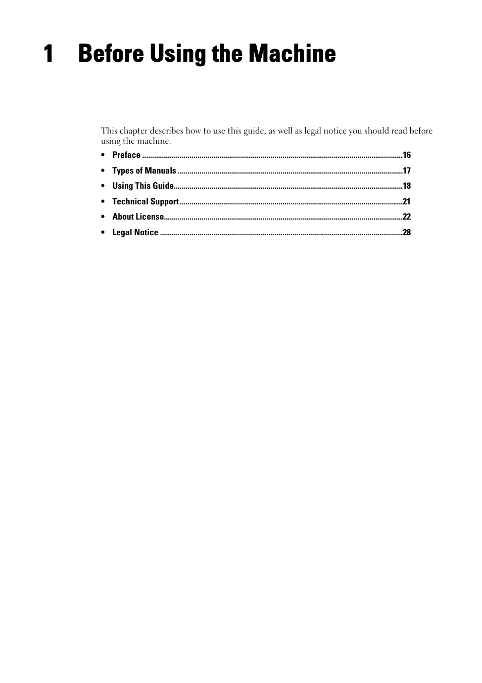 1 before using the machine, Before using the machine | Dell C5765DN MFP Color Laser Printer User Manual | Page 15 / 675