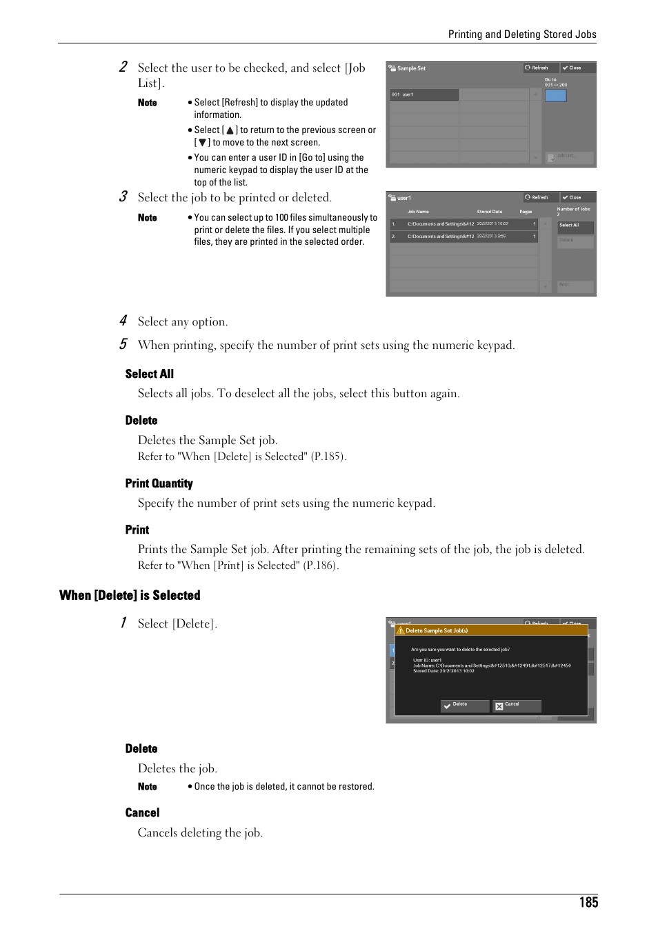 Dell C5765DN MFP Color Laser Printer User Manual | Page 185 / 675