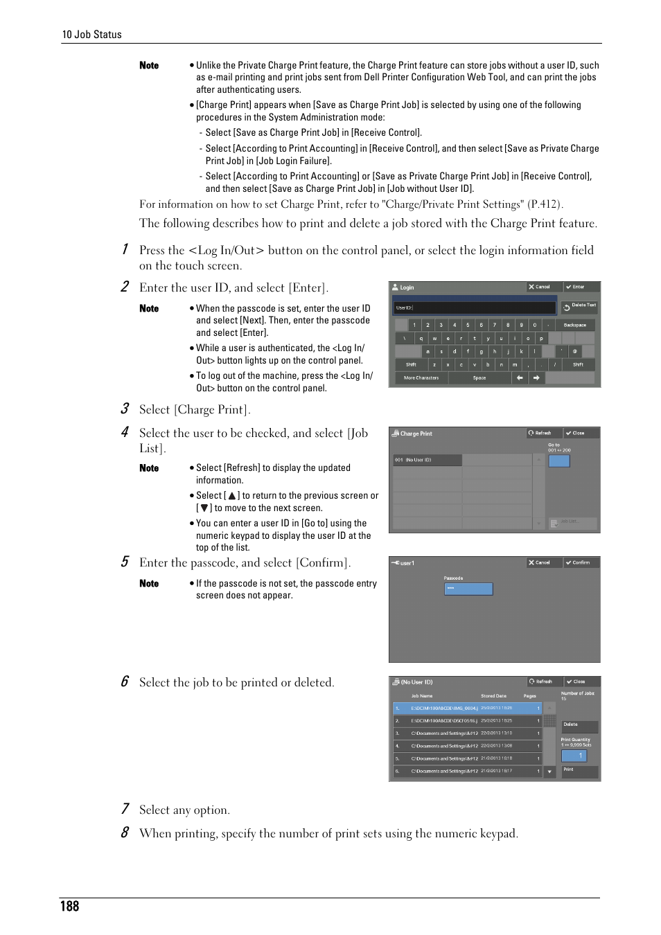 Dell C5765DN MFP Color Laser Printer User Manual | Page 188 / 675