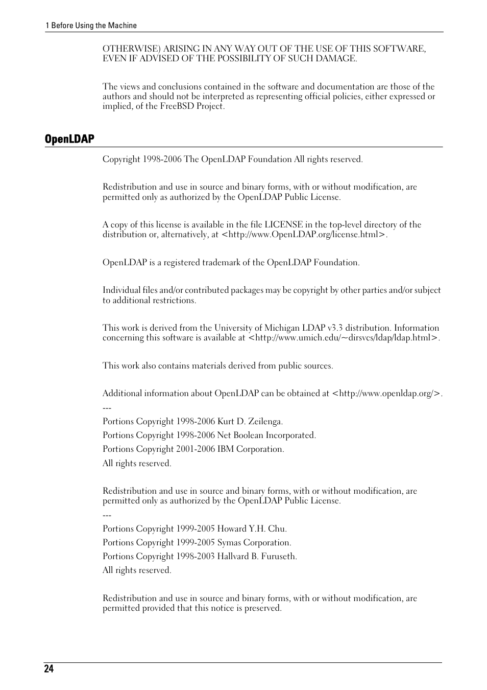 Openldap | Dell C5765DN MFP Color Laser Printer User Manual | Page 24 / 675