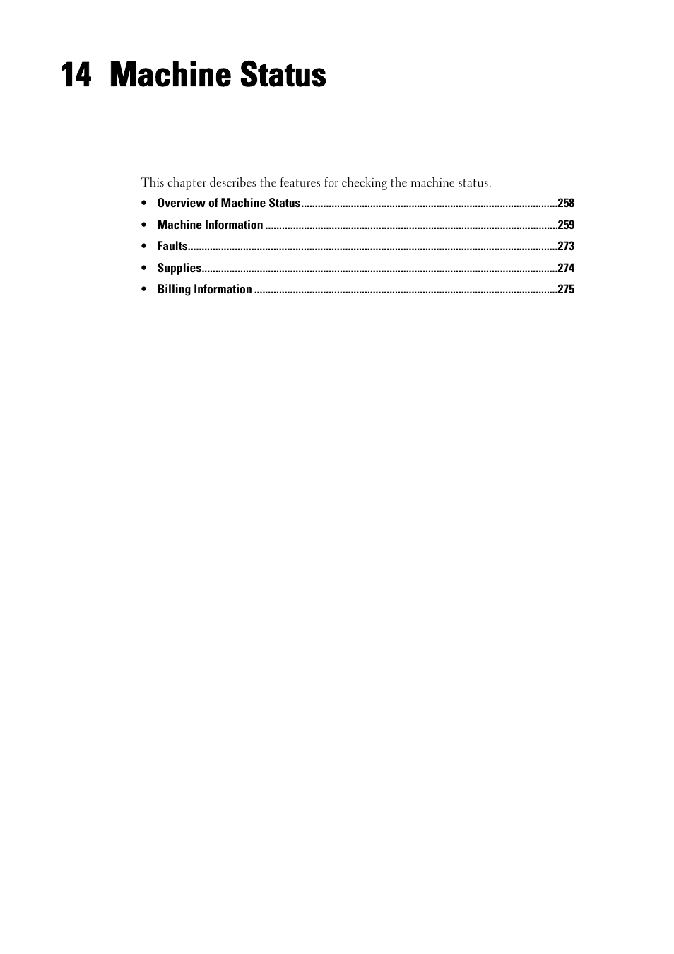 14 machine status, Machine status | Dell C5765DN MFP Color Laser Printer User Manual | Page 257 / 675