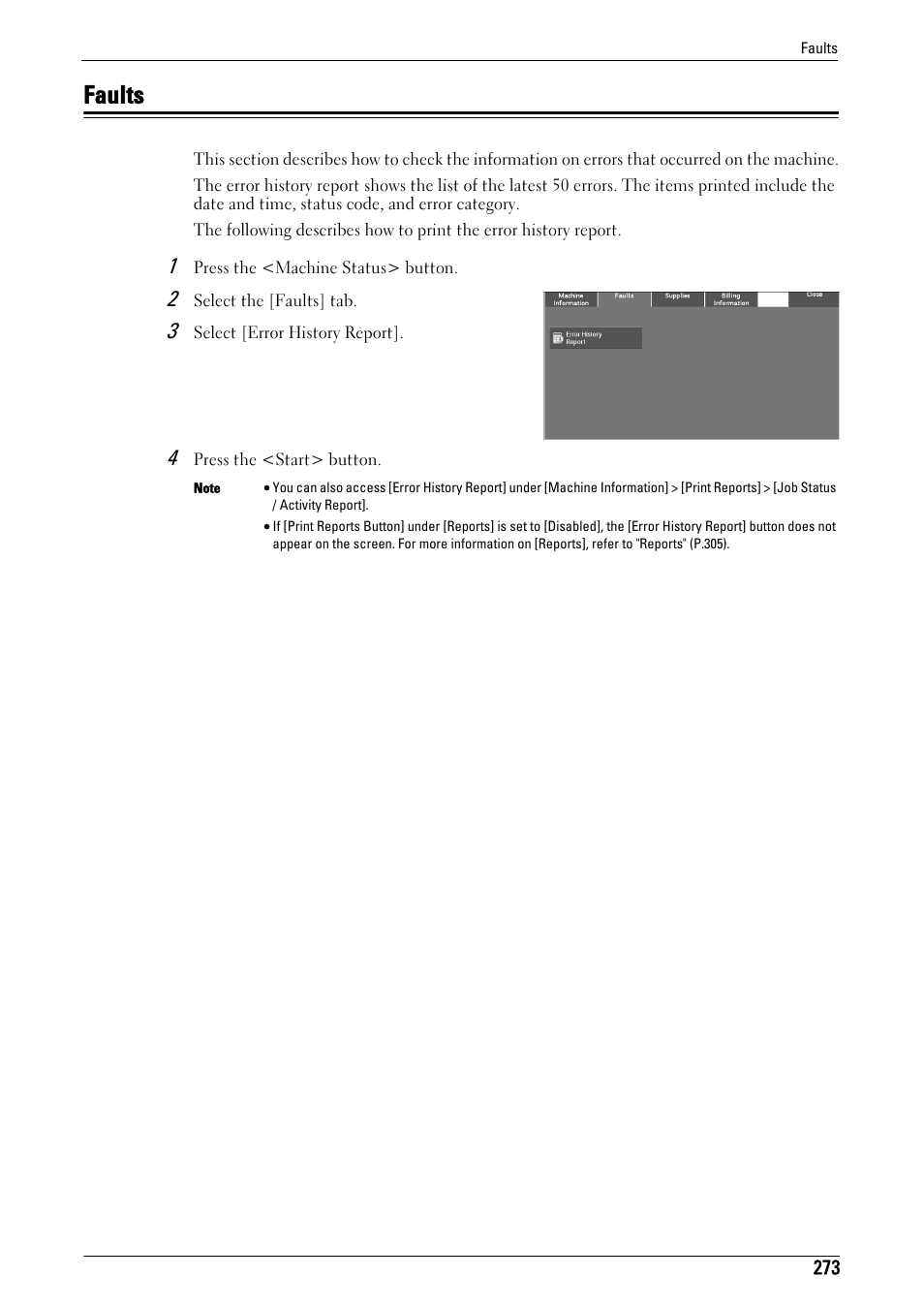 Faults, R to "faults" (p.273) | Dell C5765DN MFP Color Laser Printer User Manual | Page 273 / 675