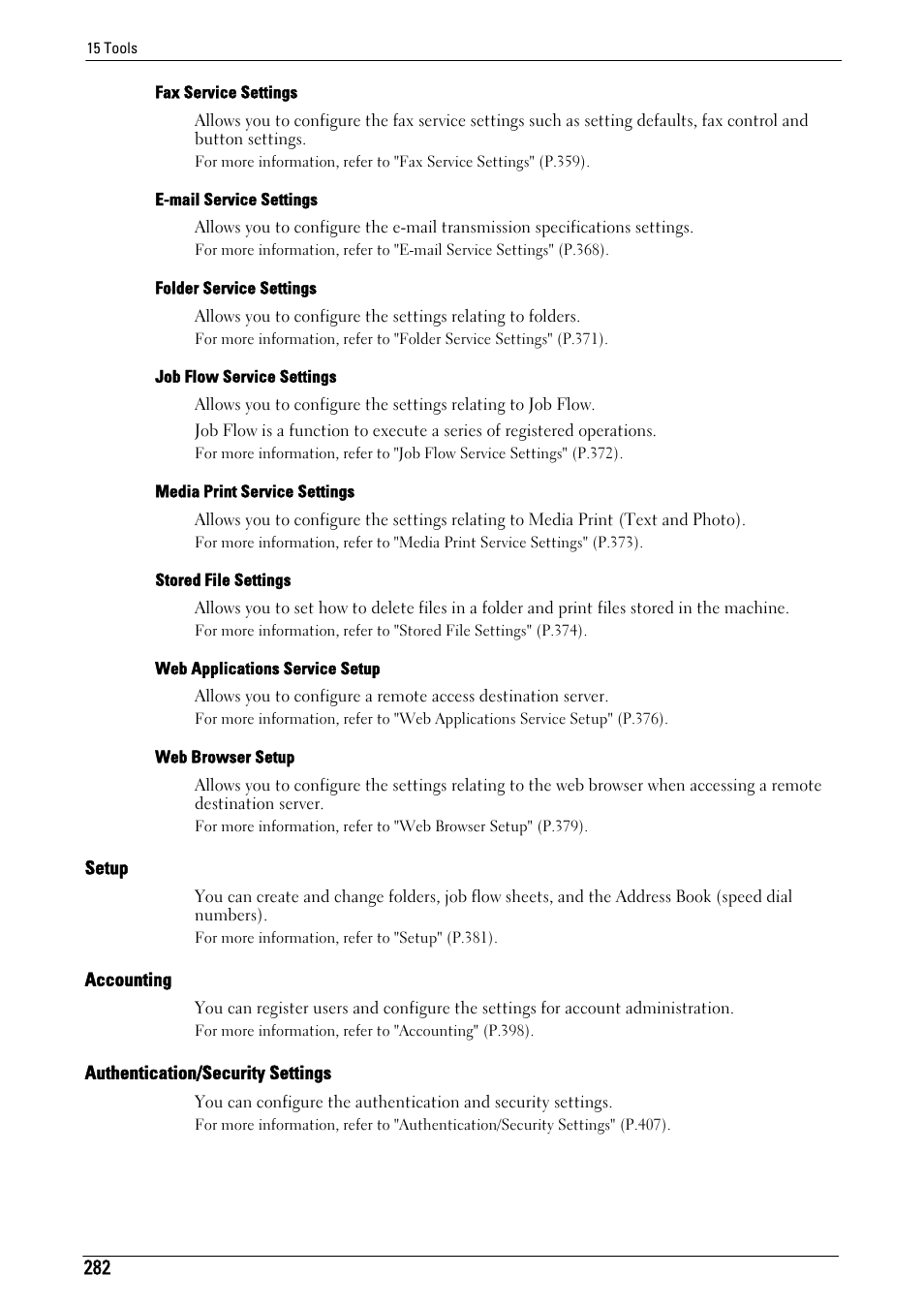 Dell C5765DN MFP Color Laser Printer User Manual | Page 282 / 675