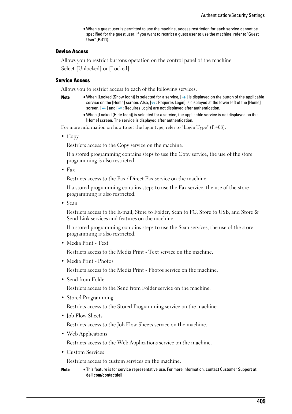 Dell C5765DN MFP Color Laser Printer User Manual | Page 409 / 675