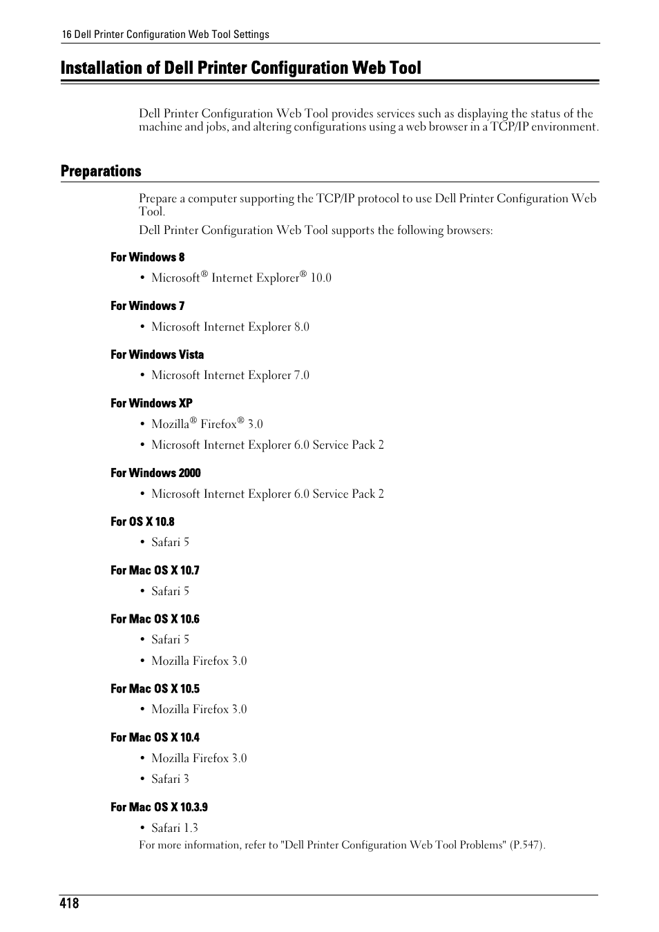 Preparations | Dell C5765DN MFP Color Laser Printer User Manual | Page 418 / 675