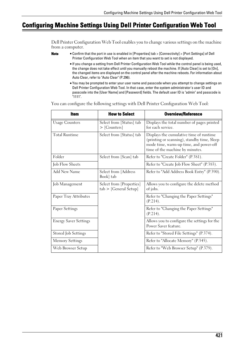 Dell C5765DN MFP Color Laser Printer User Manual | Page 421 / 675