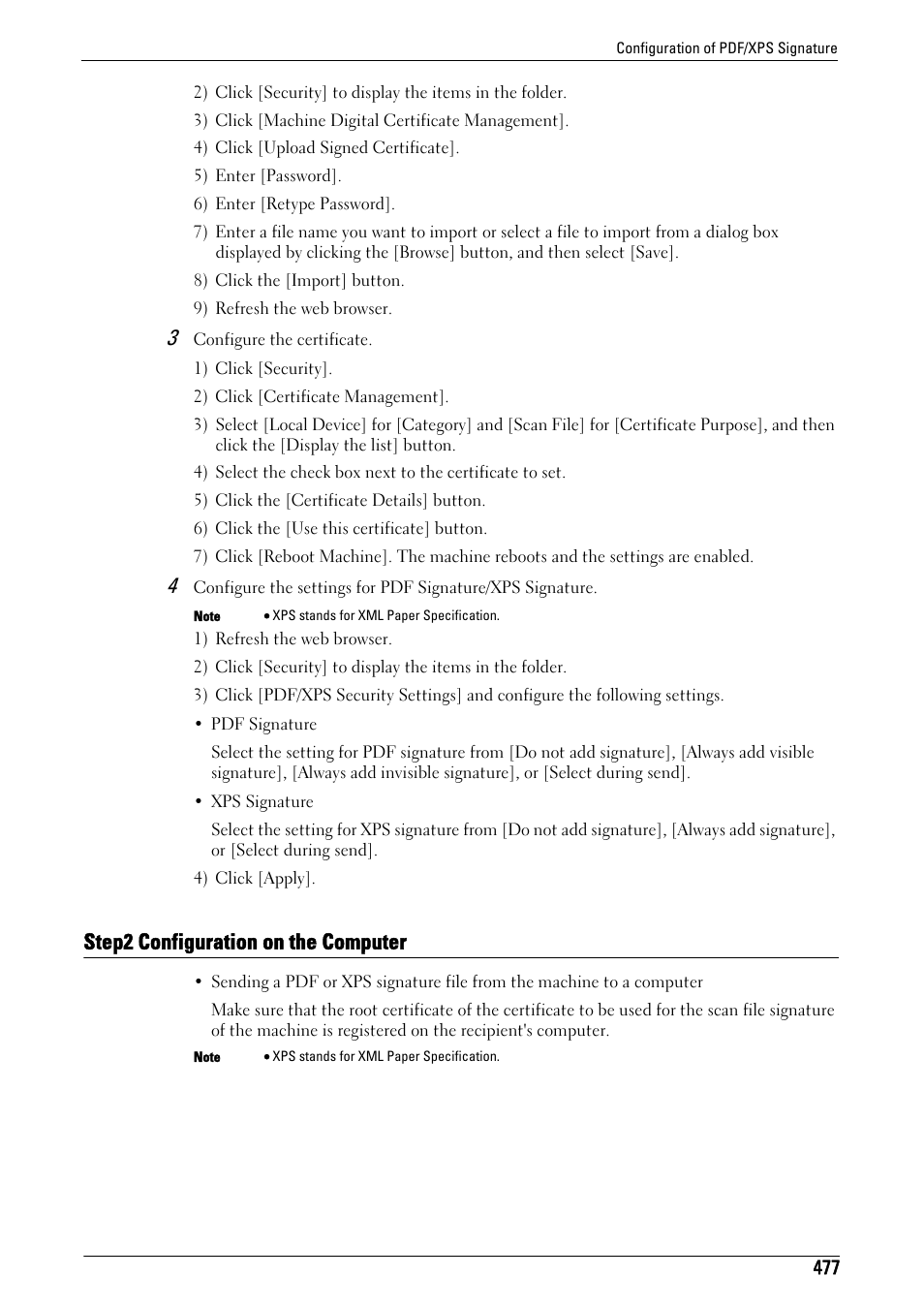Step2 configuration on the computer | Dell C5765DN MFP Color Laser Printer User Manual | Page 477 / 675