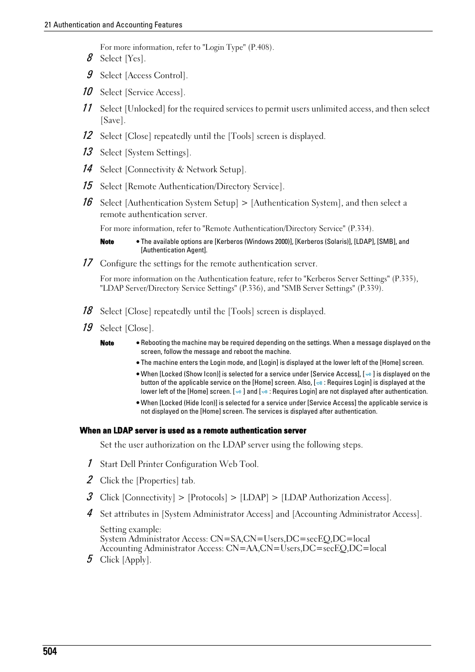 Dell C5765DN MFP Color Laser Printer User Manual | Page 504 / 675