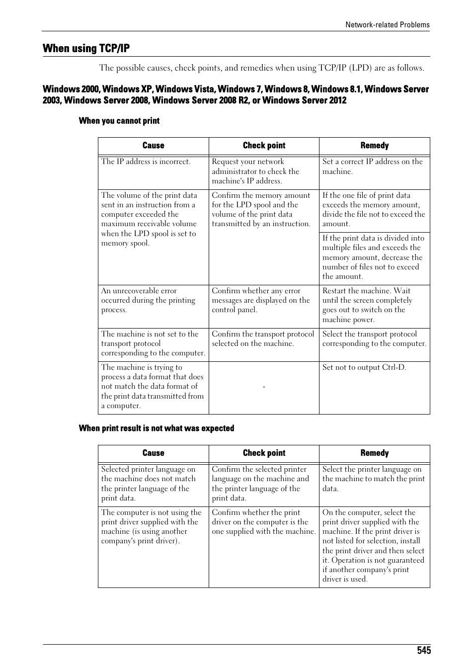 When using tcp/ip | Dell C5765DN MFP Color Laser Printer User Manual | Page 545 / 675