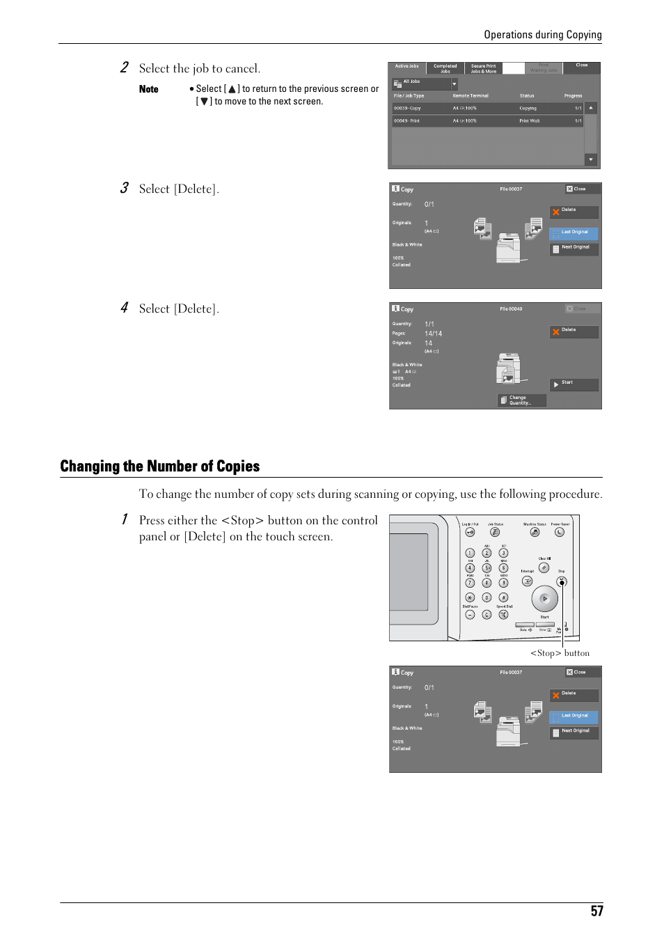 Changing the number of copies | Dell C5765DN MFP Color Laser Printer User Manual | Page 57 / 675