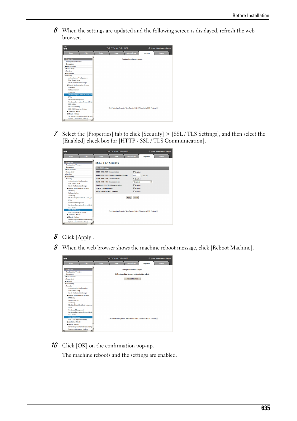 Dell C5765DN MFP Color Laser Printer User Manual | Page 635 / 675