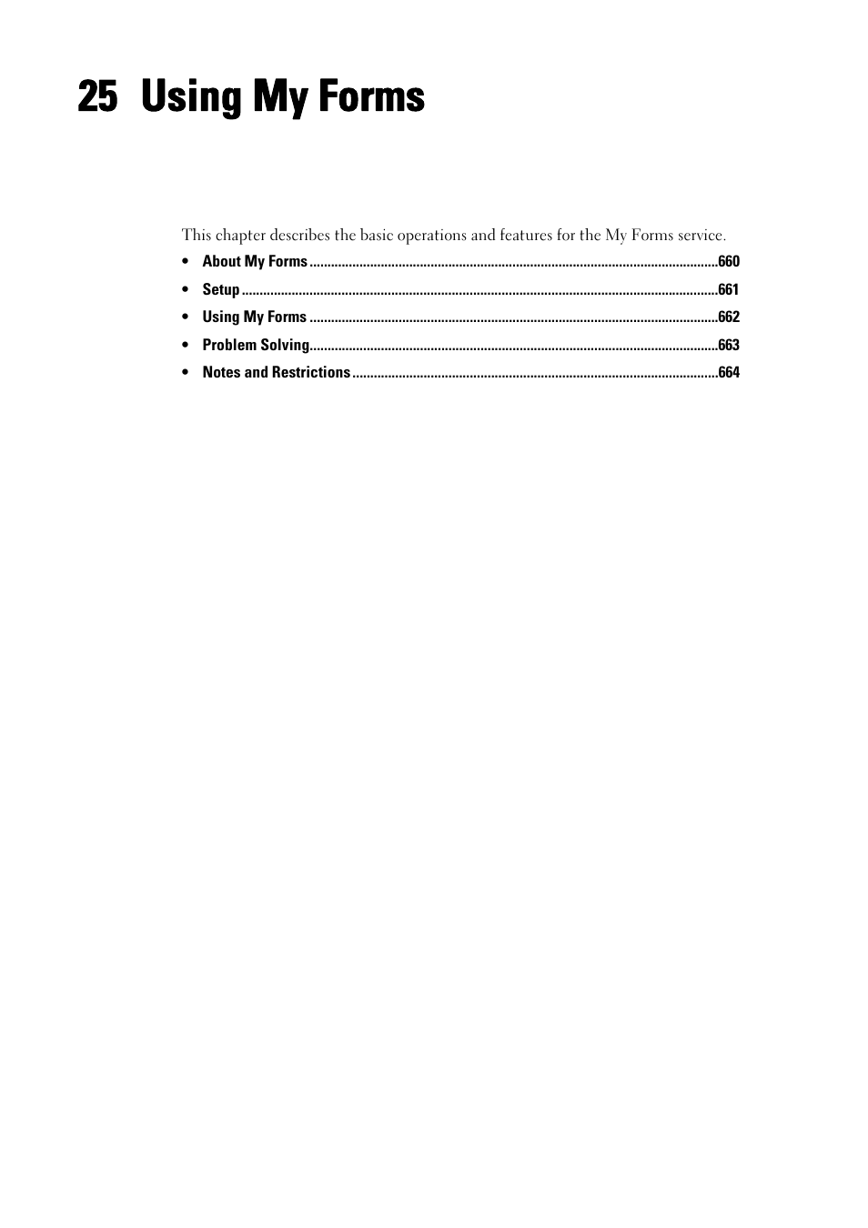 25 using my forms, Using my, Using my forms | Dell C5765DN MFP Color Laser Printer User Manual | Page 659 / 675