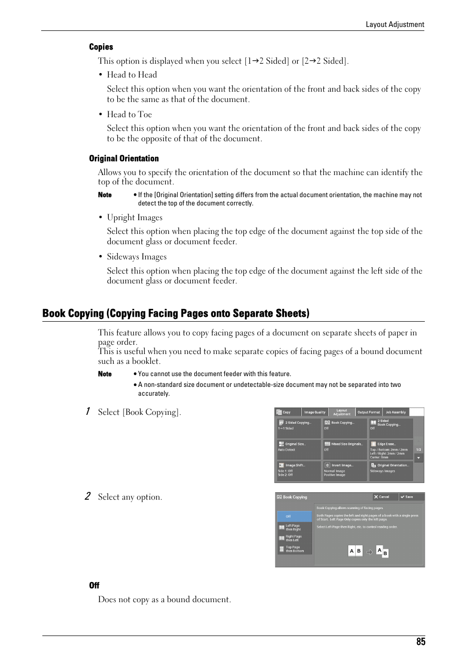 Book copying (co | Dell C5765DN MFP Color Laser Printer User Manual | Page 85 / 675