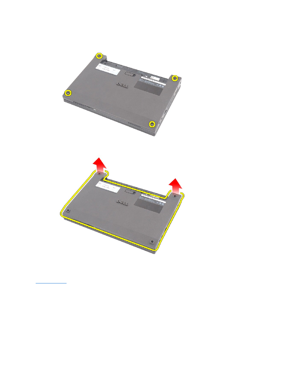Replacing the access panel | Dell Latitude 2120 (Late 2010) User Manual | Page 8 / 62