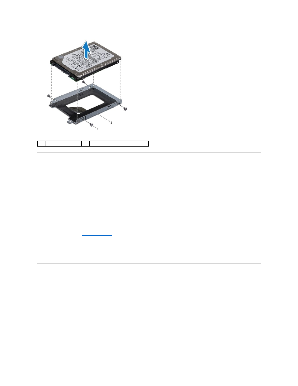 Replacing the hard drive | Dell Inspiron Mini 10v (1011, Mid 2009) User Manual | Page 21 / 42