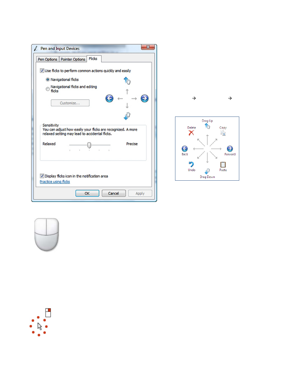 2 touch usage, 3 windows xp, 1 pen usage | Windows xp | Dell Latitude XT2 XFR (Late 2009) User Manual | Page 12 / 94