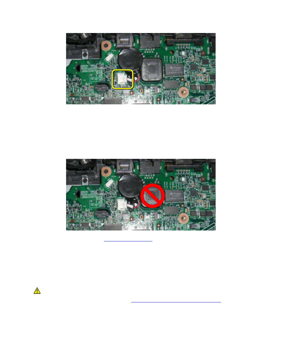 2 installing the coin-cell battery, 11 usb interface board, 1 removing the usb interface board | Installing the coin-cell battery, Nterface, Oard, Removing the usb interface board | Dell Latitude XT2 XFR (Late 2009) User Manual | Page 49 / 94