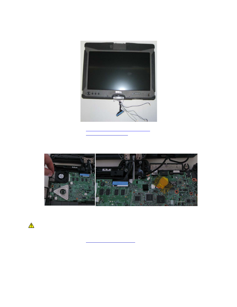 1 removing the display assembly, Removing the display assembly | Dell Latitude XT2 XFR (Late 2009) User Manual | Page 62 / 94