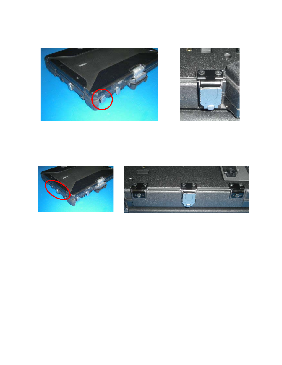 3 removing the power door, 4 removing the audio/card socket door, 22 usb module bay cover | Removing the power door, Removing the audio/card socket door, Odule, Over | Dell Latitude XT2 XFR (Late 2009) User Manual | Page 69 / 94