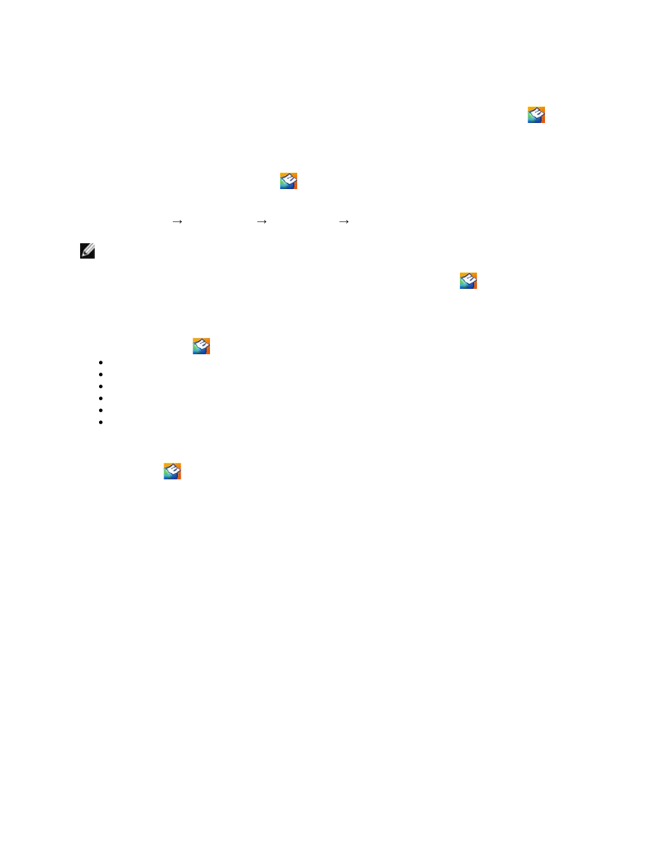 4 dell support utility, 1 clicking the dell support icon, 2 double-clicking the dell support icon | Upport, Tility, Clicking the dell support icon, Double-clicking the dell support icon | Dell Latitude XT2 XFR (Late 2009) User Manual | Page 84 / 94