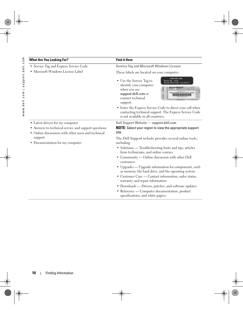 Dell Dimension 5000 User Manual | Page 10 / 140