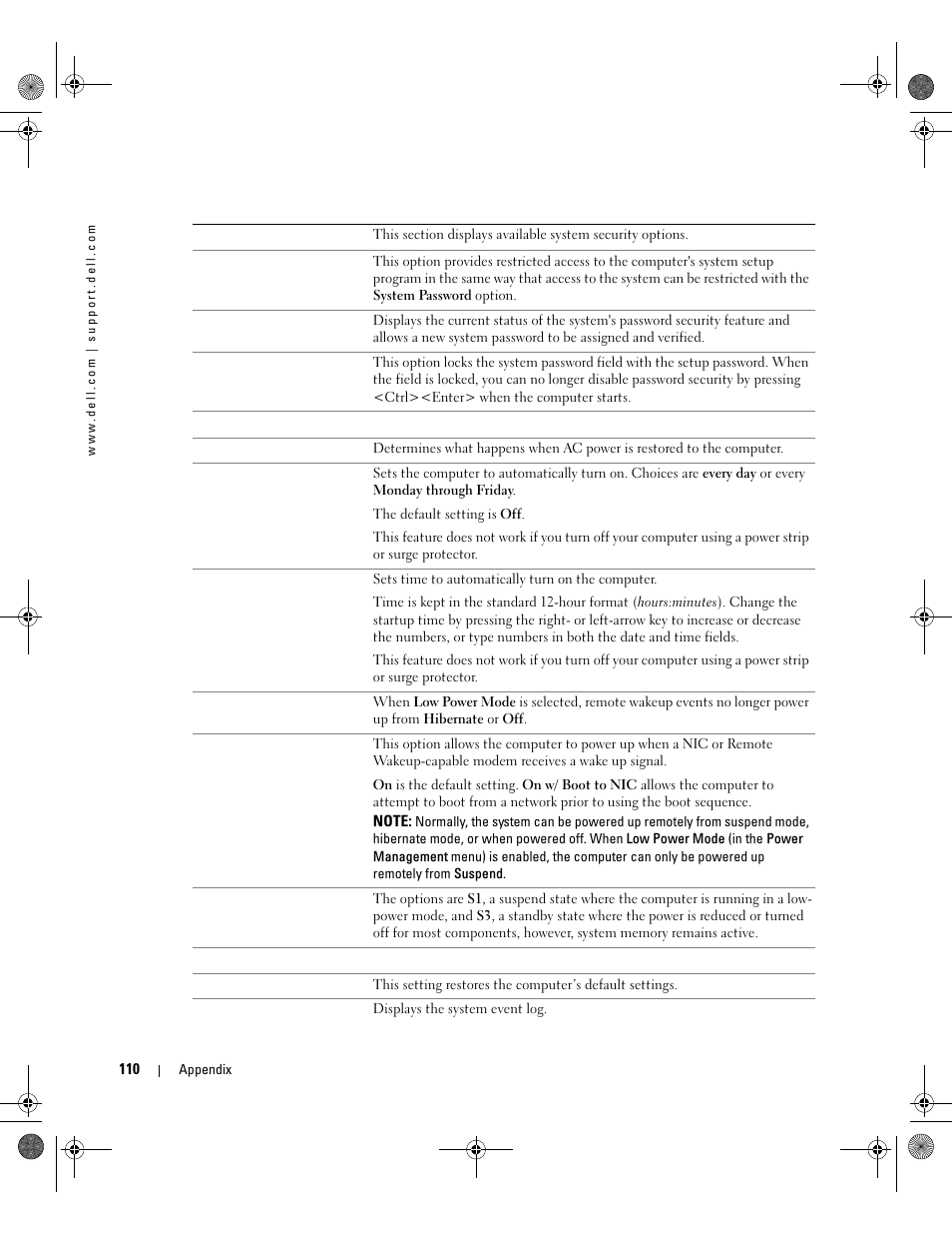 Dell Dimension 5000 User Manual | Page 110 / 140