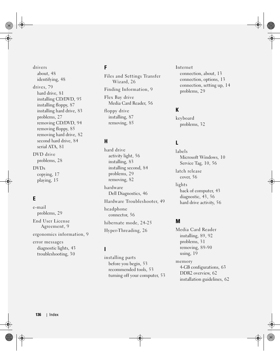 Dell Dimension 5000 User Manual | Page 136 / 140