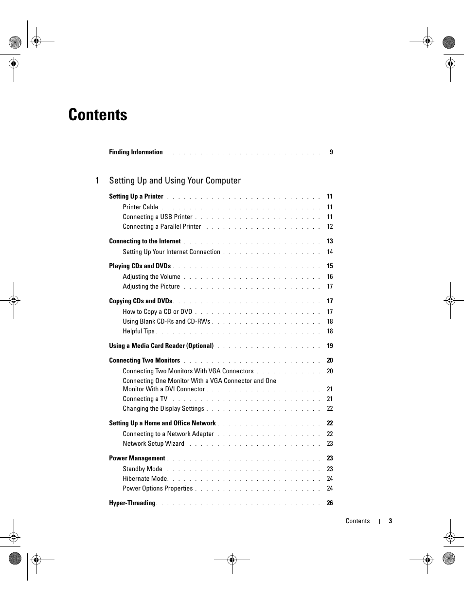 Dell Dimension 5000 User Manual | Page 3 / 140
