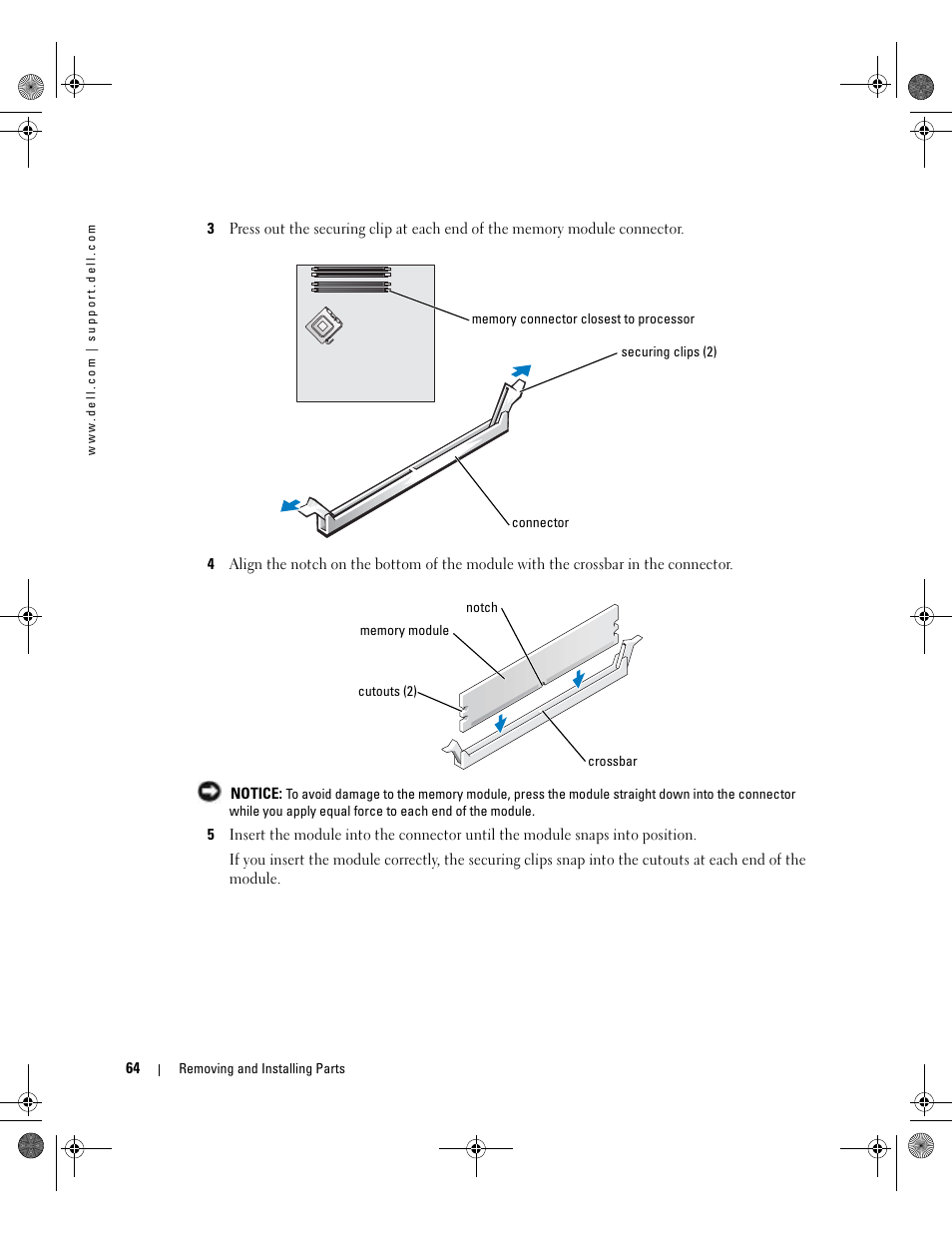 Dell Dimension 5000 User Manual | Page 64 / 140