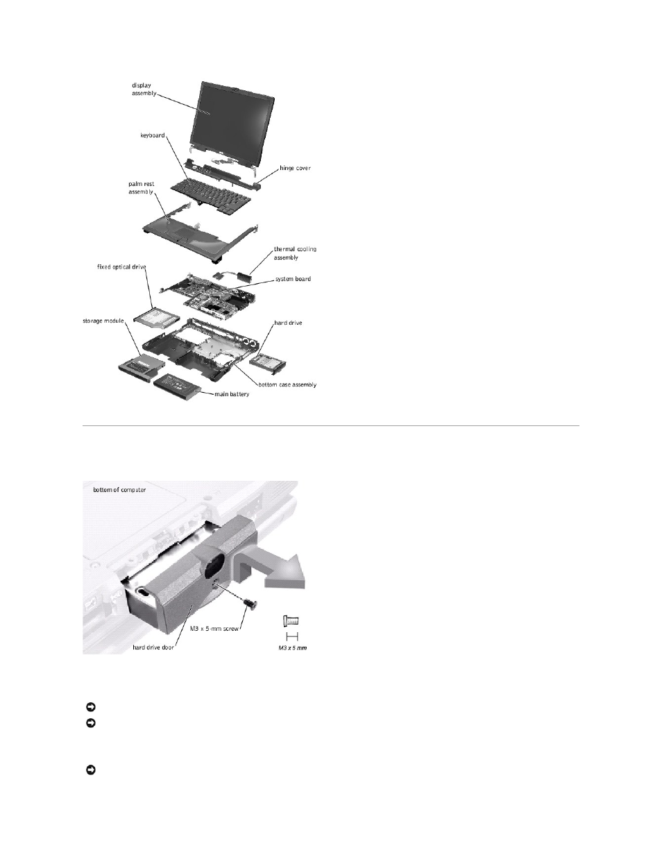 Hard drive, Removing the hard drive | Dell Inspiron 8000 User Manual | Page 17 / 53