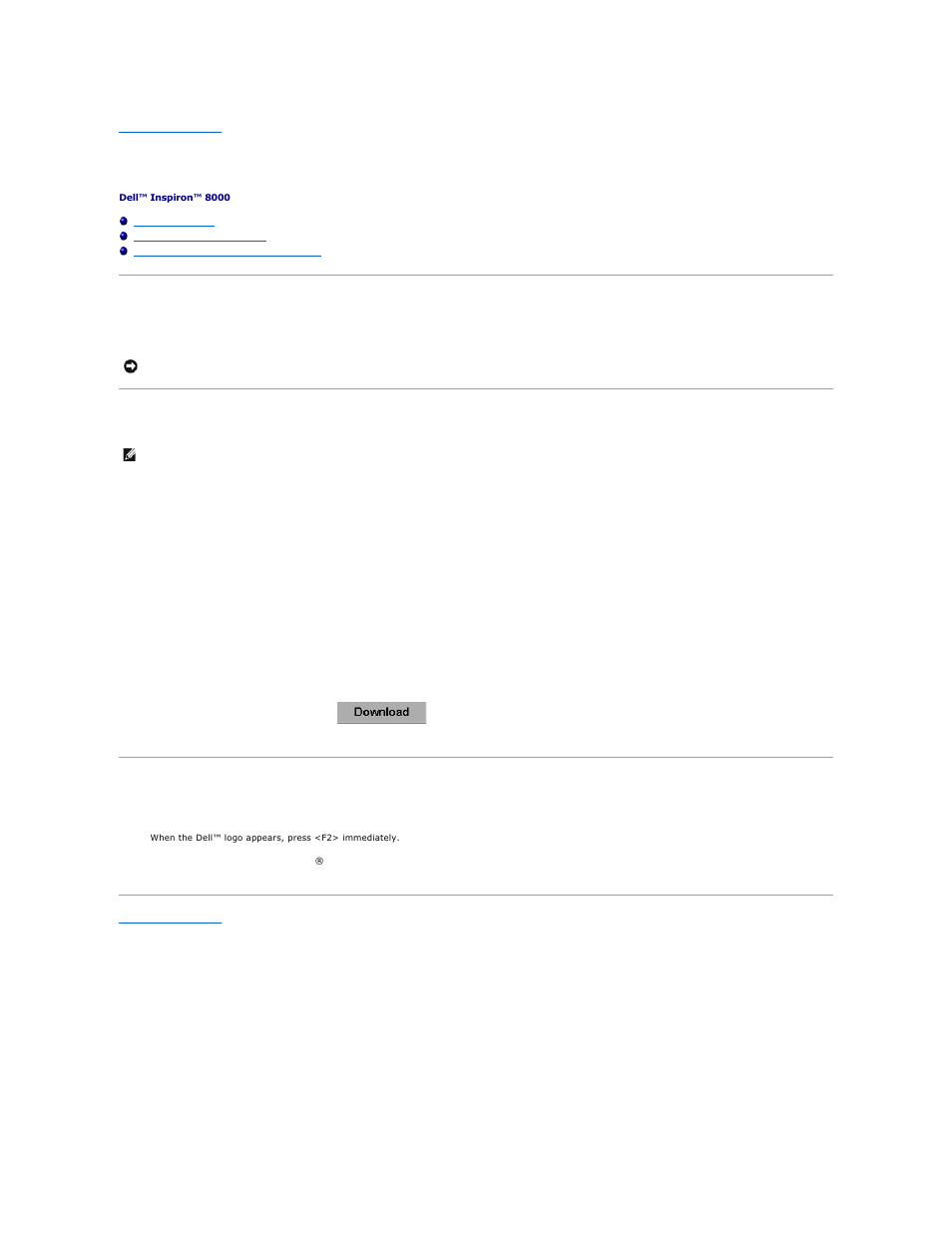 System setup program, Standard settings, System setup program pages | Viewing the system setup program pages | Dell Inspiron 8000 User Manual | Page 41 / 53