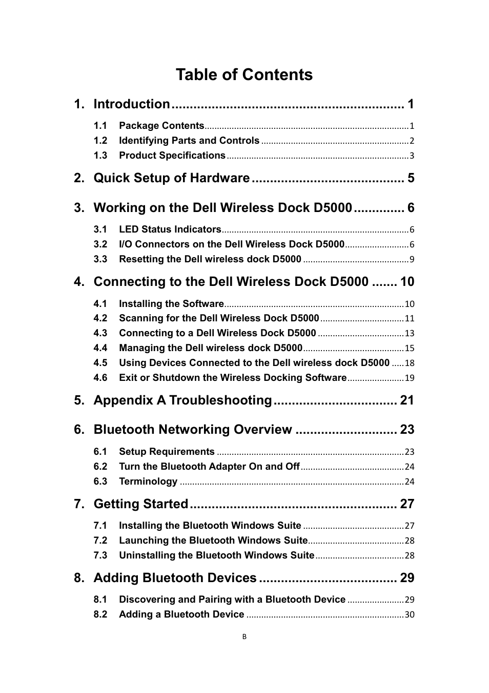 Dell Wireless Dock User Manual | Page 3 / 52